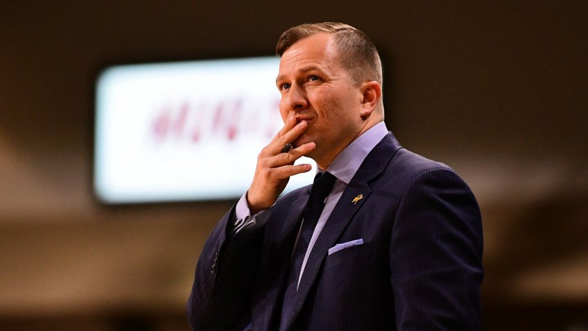 T.J. Otzelberger, football coach, South Dakota State University