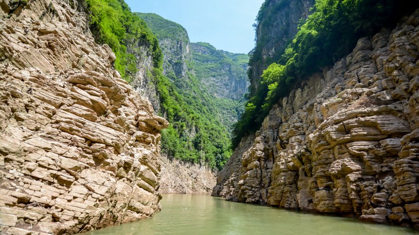 Three Gorges in Yangtze River in China