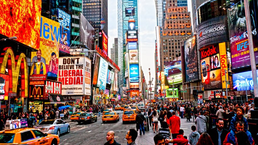 Times Square in Manhattan