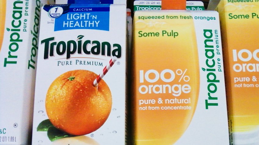 Tropicana old and new design