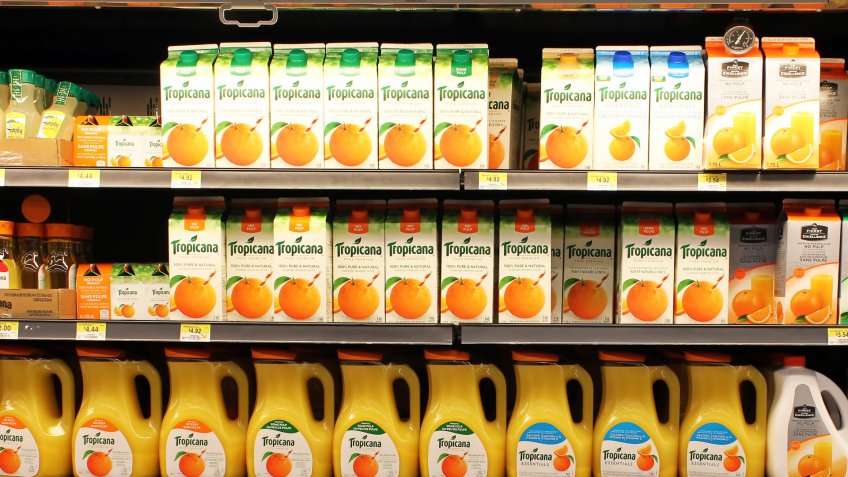 Tropicana old packaging design