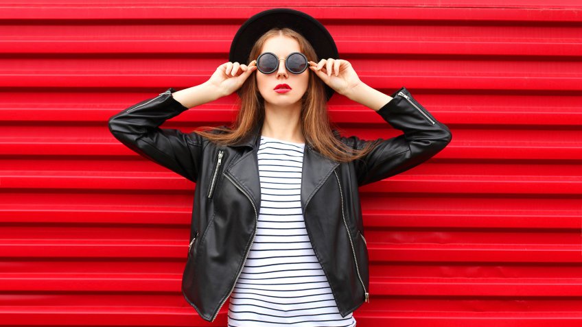fashion model posing for fashion brand