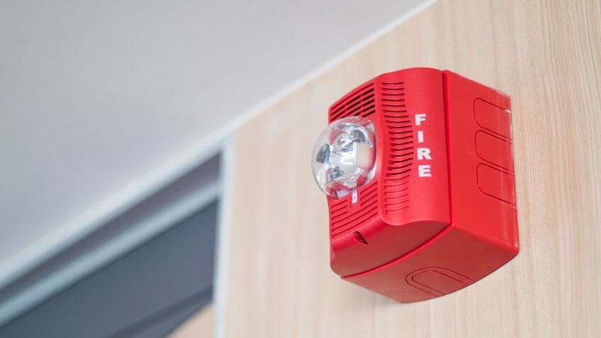 Fire alarm notification appliance.