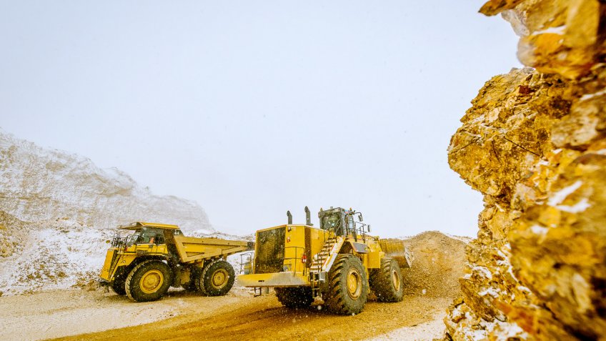 gold mining construction