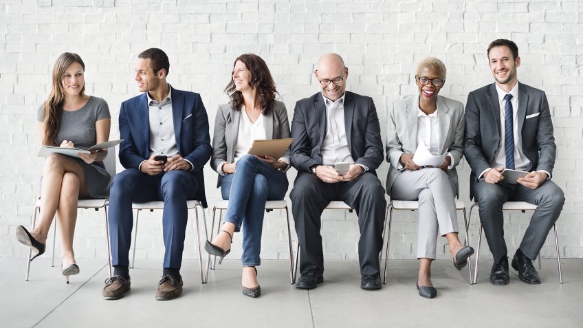 Human Resources Interview Recruitment Job Concept - Image.