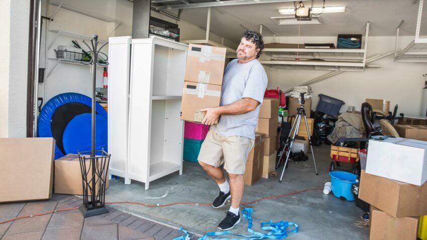 It is moving day.