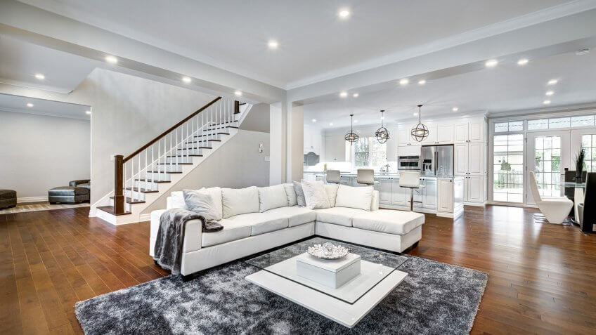Brand new furnished modern house in Montreal's Beaconsfield.