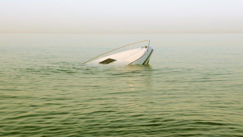 sinking boat