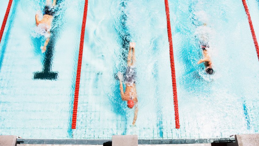 swimming competition.