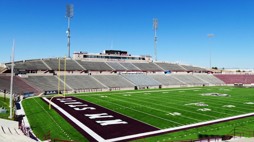 Aggie Memorial Stadium New Mexico State University.
