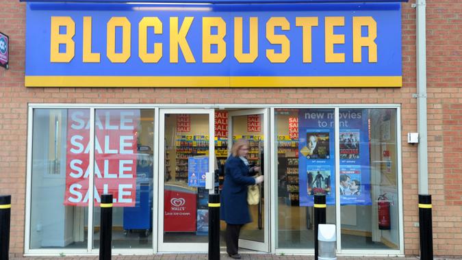 Blockbuster store going out of business