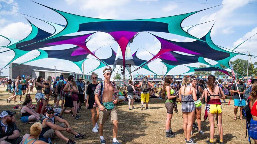 Bonnaroo Music Festival in Manchester Tennessee