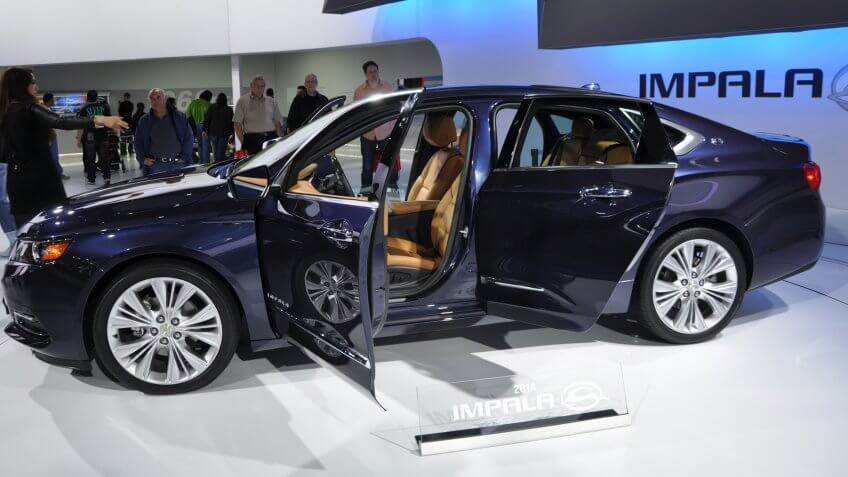 NEW YORK - APRIL 11: Chevy Impala at the 2012 New York International Auto Show running from April 6-15, 2012 in New York, NY.