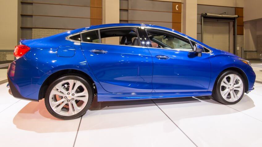 WASHINGTON, DC - JANUARY 21, 2016: Chevrolet Malibu car at the Washington, D.
