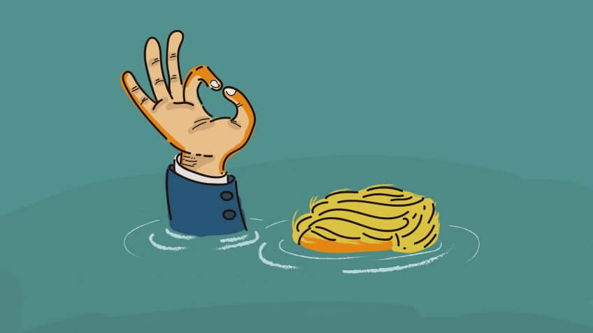 Donald Trump political cartoon