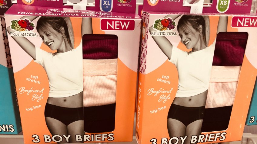 Fruit of the Loom underwear package