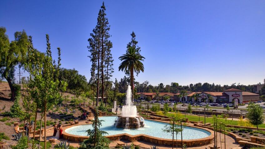 The newly established wedding photo zone in the city of Fullerton.