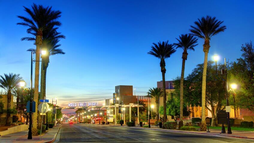 Henderson, officially the City of Henderson, is a city in Clark County, Nevada, United States, about 16 miles southeast of Las Vegas.