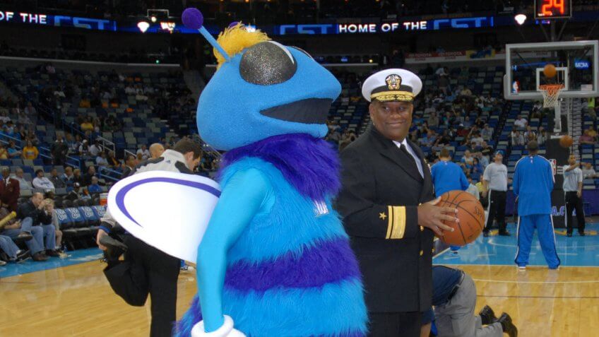 Hugo the Hornet Mascot