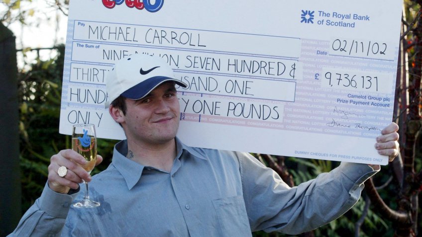 Michael Carroll lottery winner
