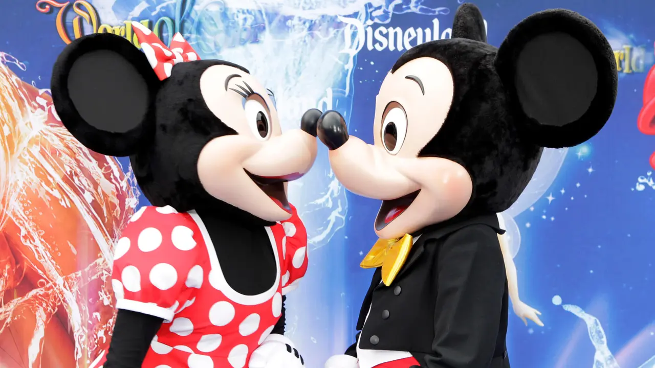 Mickey and Minnie Mouse