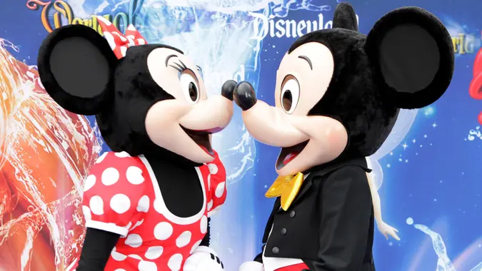Mickey and Minnie Mouse