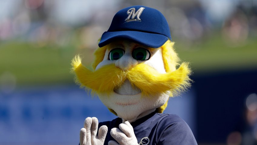 Milwaukee Brewers mascot Bernie Brewer