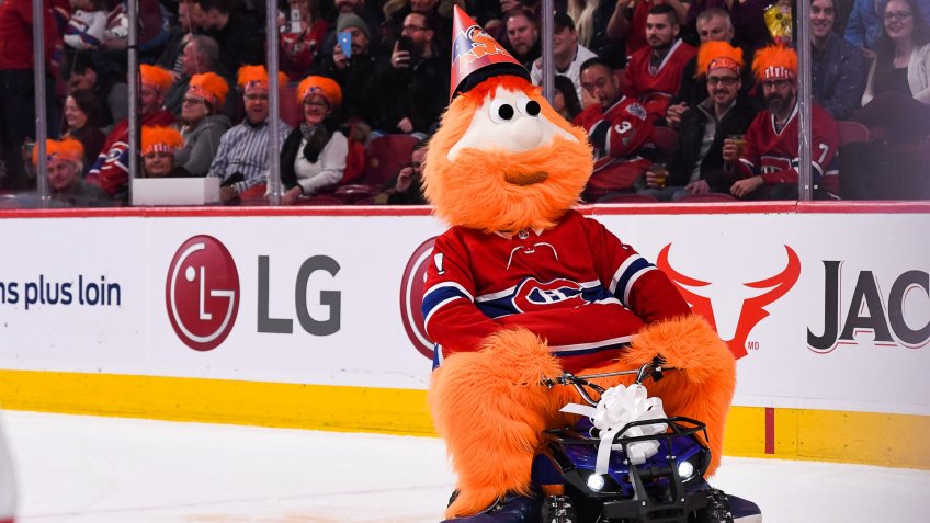 Montreal Canadiens mascot Youppi