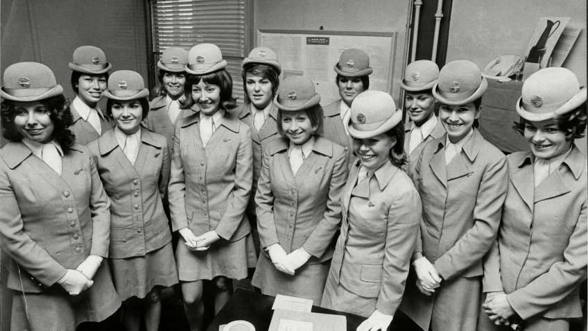 Pan Am Airways stewards uniforms