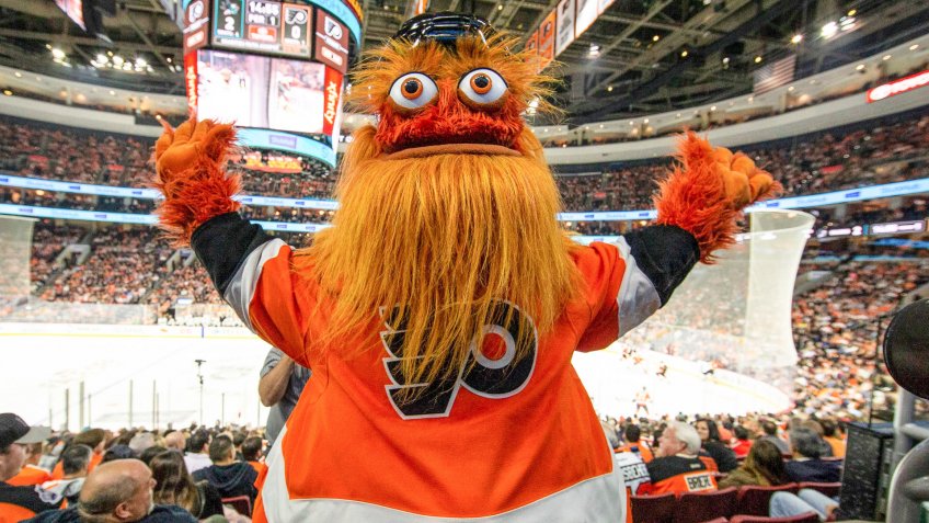 Philadelphia Flyers mascot Gritty