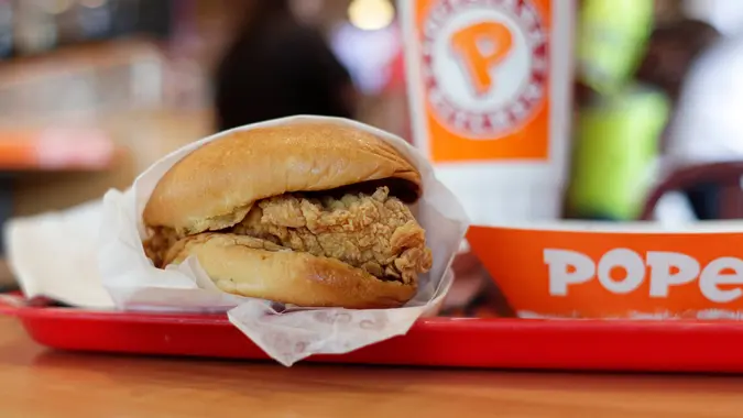 Popeyes Chicken sandwich