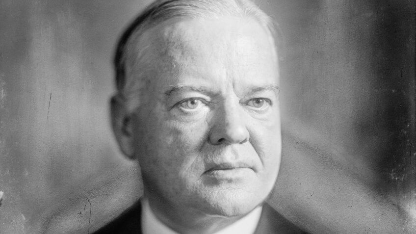 President Herbert Hoover.