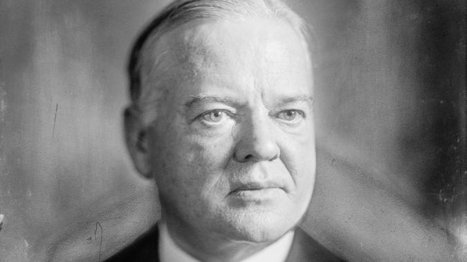 President Herbert Hoover.
