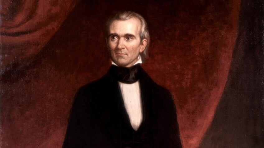 President James K Polk.