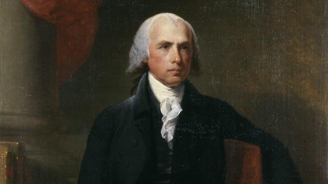 President James Madison.