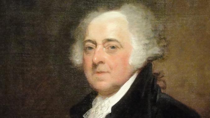 President John Adams.