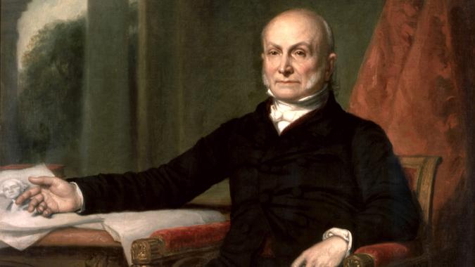 President John Quincy Adams.