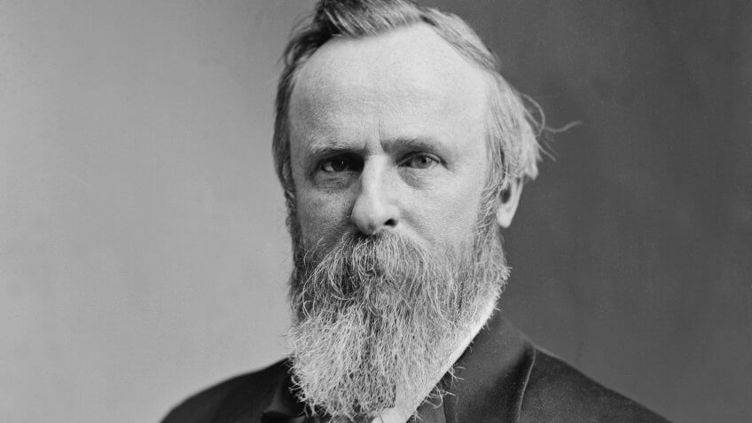 President Rutherford B Hayes.