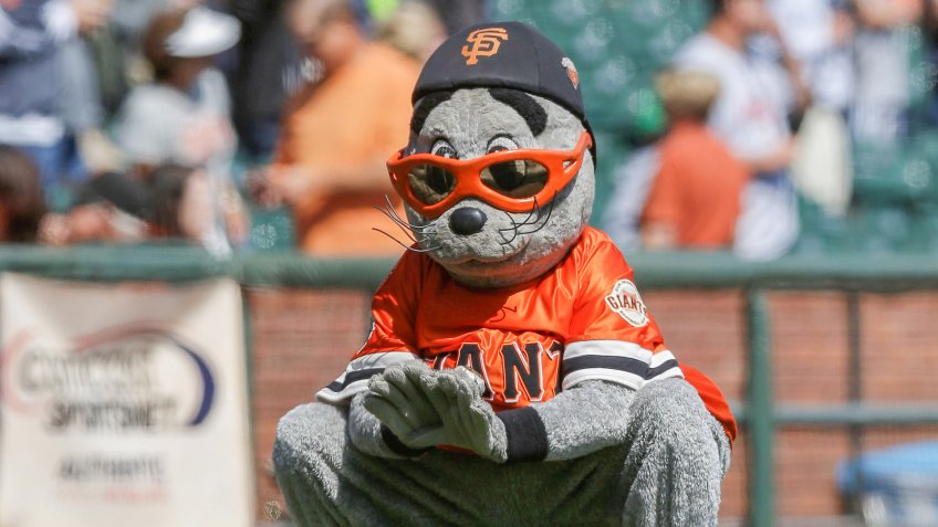 San Francisco Giants mascot Lou Seal