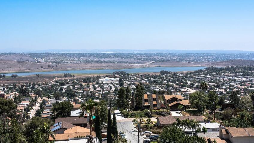 Spring Valley landscape, San Diego, California - Image.