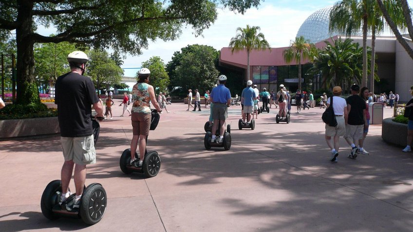 segway riders at Disney World