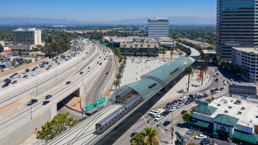 Sepulveda Pass Transit Corridor in the San Fernando Valley concept