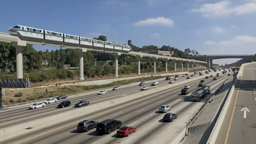 Sepulveda Tunnel and Rail Skirball-405_MRT Sepulveda Transit Corridor Project
