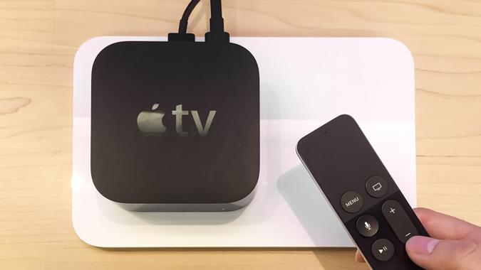 Apple Tv with remote control