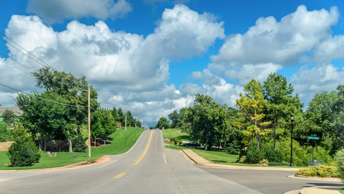 A Placid Summer's Day in Edmond, Oklahoma - Image.