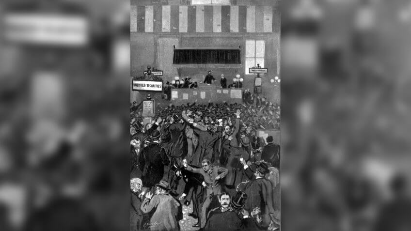 Illustration Panic at the NYSE 5 May 1893