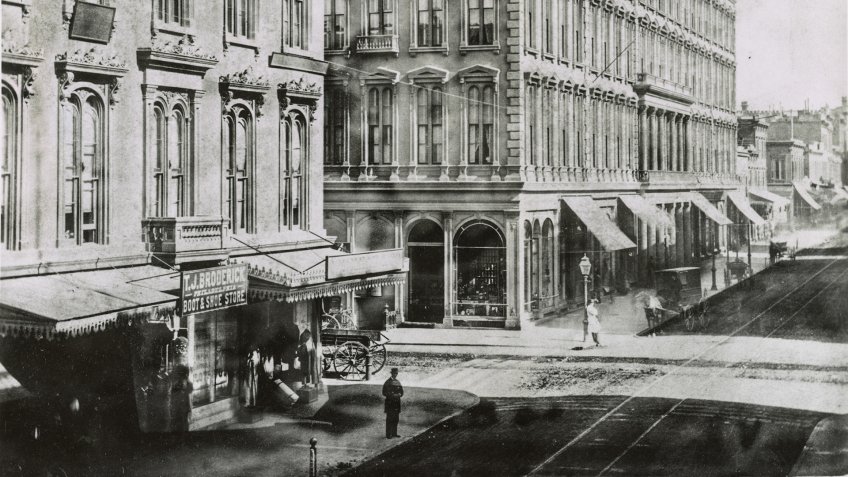 San Francisco Montgomery Street 1866