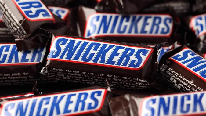 Snickers candy bar