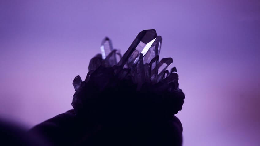 quartz crystal cluster