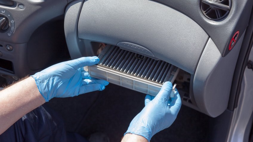 replacing the cabin air filter